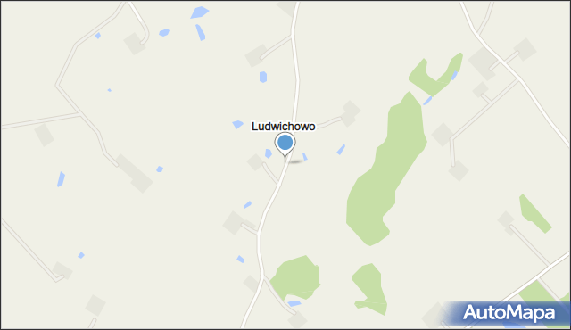 Ludwichowo gmina Lubawa, Ludwichowo, mapa Ludwichowo gmina Lubawa