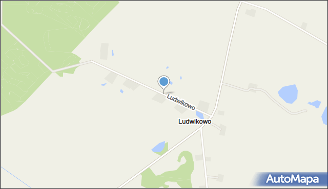 Ludwikowo gmina Dobre, Ludwikowo, mapa Ludwikowo gmina Dobre