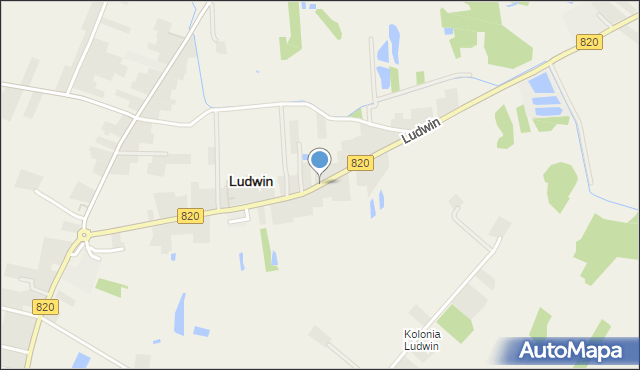 Ludwin, Ludwin, mapa Ludwin