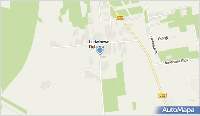 Ludwinowo Dębskie, Ludwinowo Dębskie, mapa Ludwinowo Dębskie