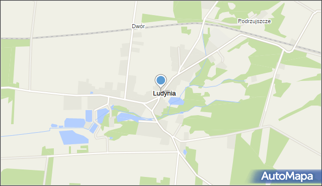 Ludynia, Ludynia, mapa Ludynia