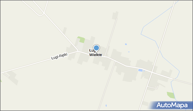 Ługi Wielkie, Ługi Wielkie, mapa Ługi Wielkie