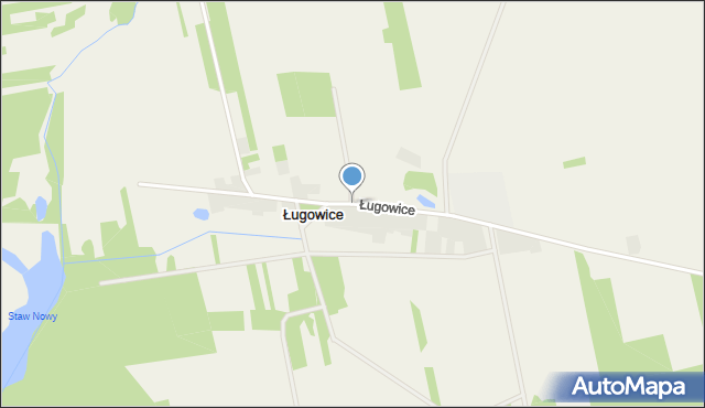 Ługowice, Ługowice, mapa Ługowice