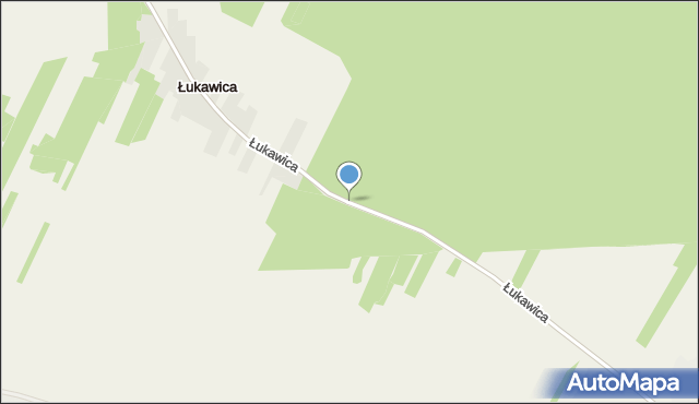 Łukawica gmina Staszów, Łukawica, mapa Łukawica gmina Staszów
