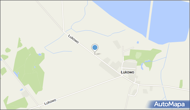 Łukowo gmina Wągrowiec, Łukowo, mapa Łukowo gmina Wągrowiec