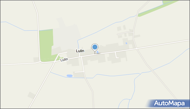 Lulin gmina Oborniki, Lulin, mapa Lulin gmina Oborniki