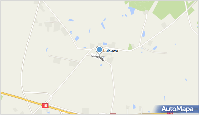 Lulkowo gmina Gniezno, Lulkowo, mapa Lulkowo gmina Gniezno