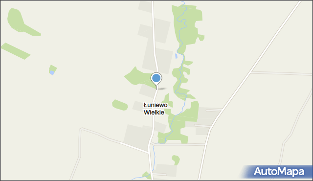 Łuniewo Wielkie, Łuniewo Wielkie, mapa Łuniewo Wielkie