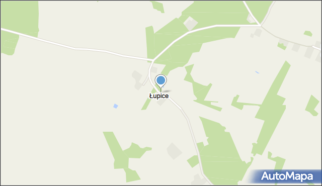 Łupice gmina Pyzdry, Łupice, mapa Łupice gmina Pyzdry