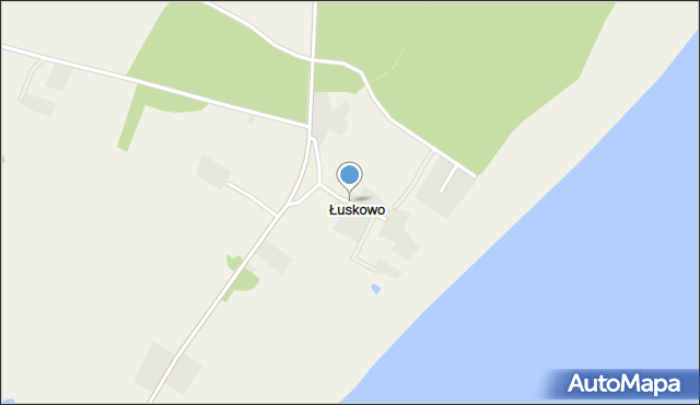 Łuskowo, Łuskowo, mapa Łuskowo