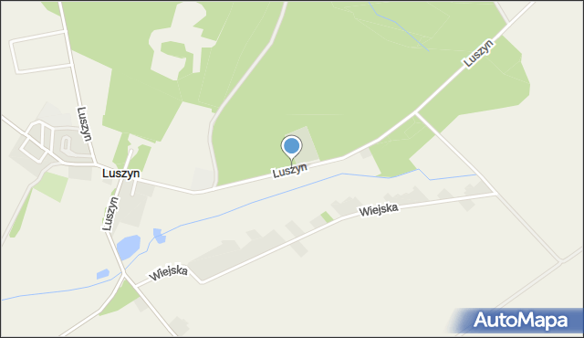 Luszyn, Luszyn, mapa Luszyn
