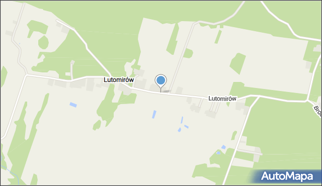 Lutomirów, Lutomirów, mapa Lutomirów