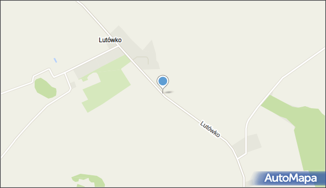 Lutówko gmina Barlinek, Lutówko, mapa Lutówko gmina Barlinek