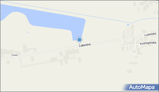 Sawin, Lubelska, mapa Sawin