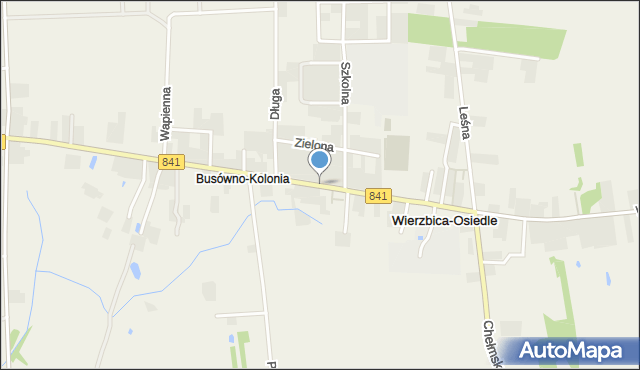 Wierzbica-Osiedle, Lubelska, mapa Wierzbica-Osiedle