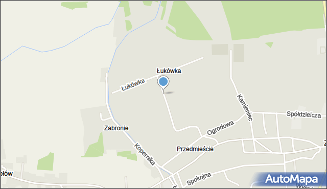 Zakliczyn powiat tarnowski, Łukówka, mapa Zakliczyn powiat tarnowski