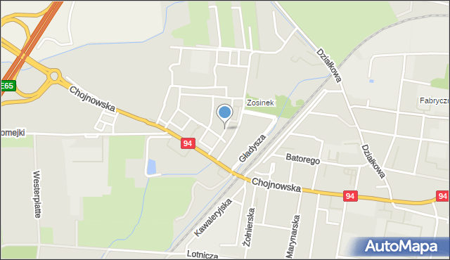 Legnica, Lwowska, mapa Legnicy