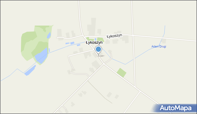 Łykoszyn, Łykoszyn, mapa Łykoszyn