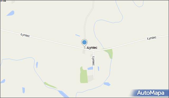 Łyniec, Łyniec, mapa Łyniec