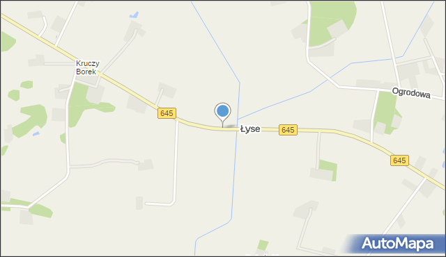 Łyse powiat ostrołęcki, Łyse, mapa Łyse powiat ostrołęcki