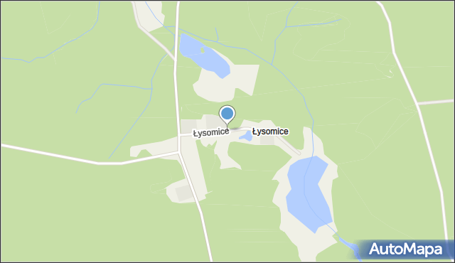 Łysomice gmina Dębnica Kaszubska, Łysomice, mapa Łysomice gmina Dębnica Kaszubska