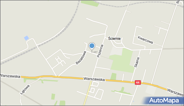 Bieruń, Marglowa, mapa Bieruń