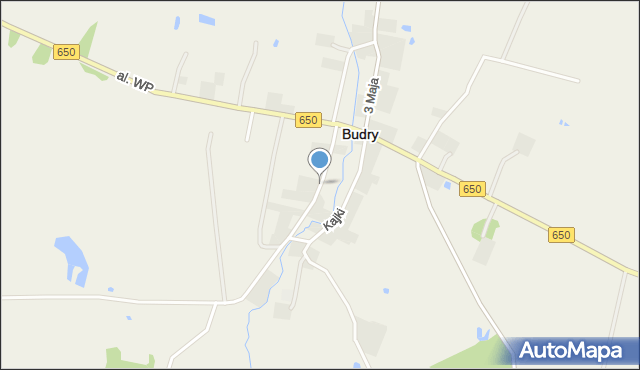 Budry, Masłowskiego Nikodema, ks., mapa Budry