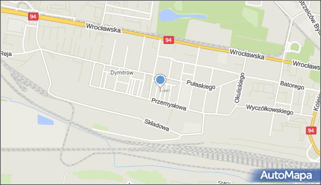 Bytom, Malczewskiego Jacka, mapa Bytomia