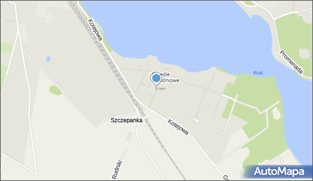 Choszczno, Majowa, mapa Choszczno