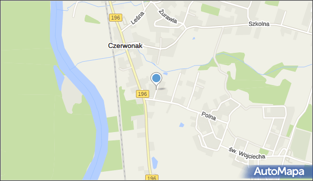 Czerwonak, Makowa, mapa Czerwonak