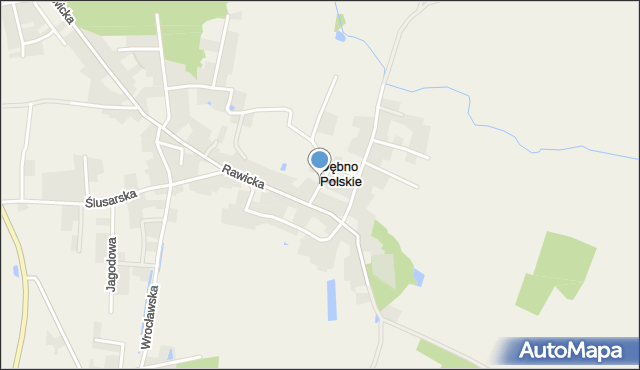 Dębno Polskie, Mała, mapa Dębno Polskie