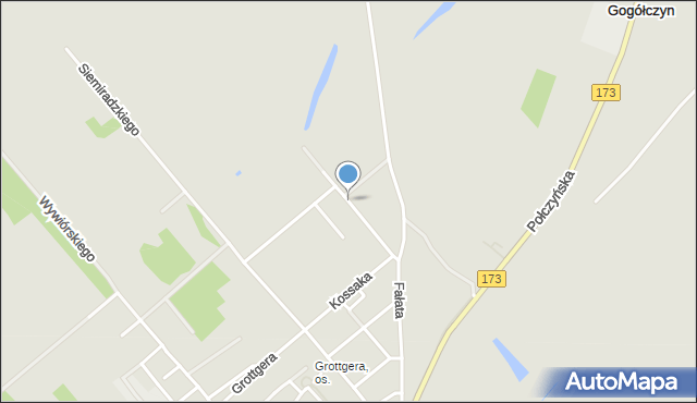 Drawsko Pomorskie, Makowskiego Józefa Tadeusza, mapa Drawsko Pomorskie