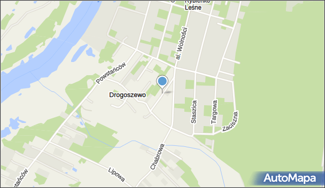 Drogoszewo gmina Wyszków, Malinowa, mapa Drogoszewo gmina Wyszków