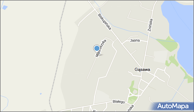 Gąsawa, Mądroszyka Gustawa, mapa Gąsawa