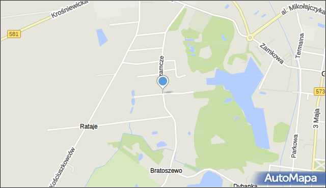 Gostynin, Makulińskiego Stanisława, mapa Gostynin