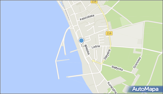 Hel, Maszopów, mapa Hel