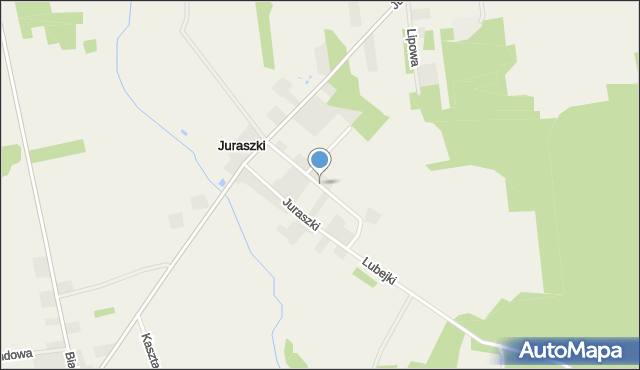 Juraszki, Makowa, mapa Juraszki