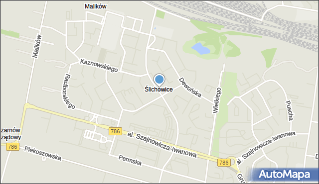 Kielce, Massalskiego Edmunda, mapa Kielc