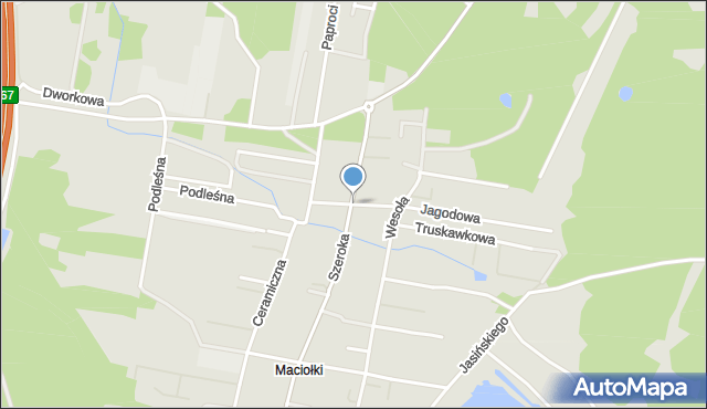 Kobyłka, Malinowa, mapa Kobyłka