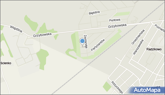 Kołobrzeg, Marynarska, mapa Kołobrzegu