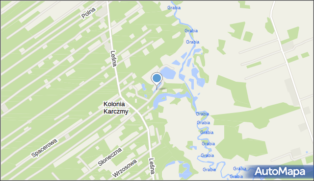 Kolonia Karczmy, Malinowa, mapa Kolonia Karczmy