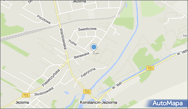 Konstancin-Jeziorna, Mała, mapa Konstancin-Jeziorna