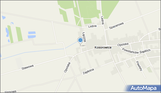 Kosorowice, Mateji, mapa Kosorowice