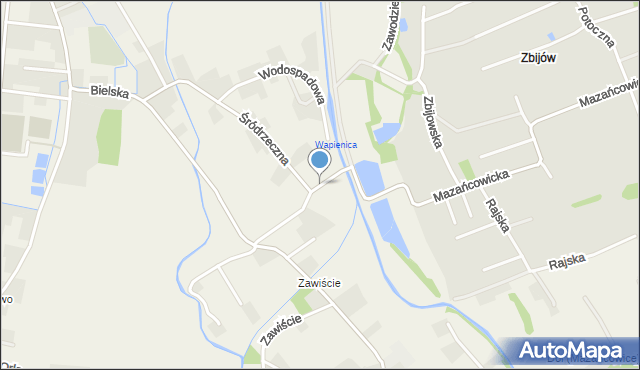 Ligota gmina Czechowice-Dziedzice, Mazańcowicka, mapa Ligota gmina Czechowice-Dziedzice