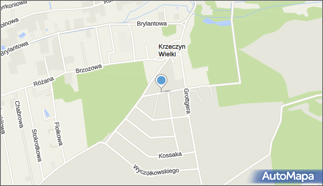 Lubin, Malczewskiego Jacka, mapa Lubin