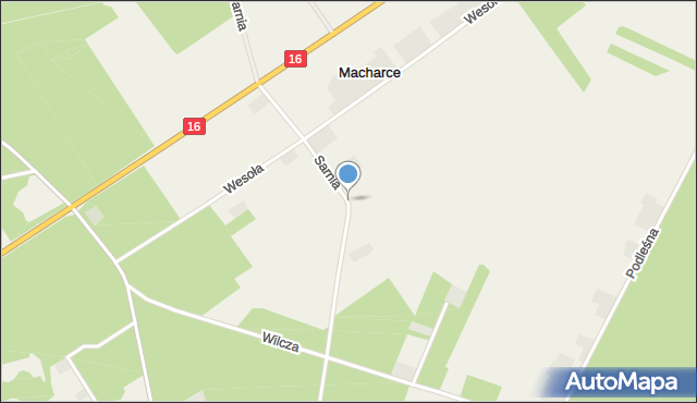 Macharce, Macharce, mapa Macharce