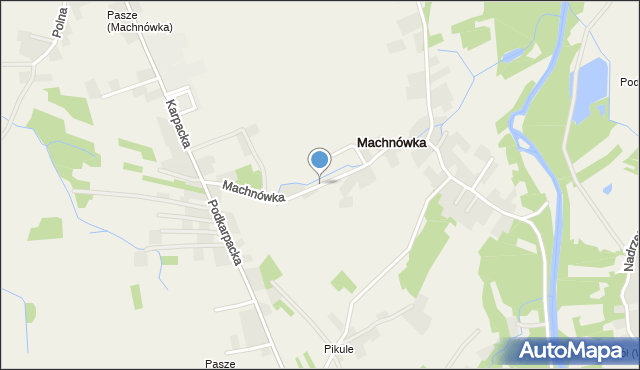 Machnówka, Machnówka, mapa Machnówka