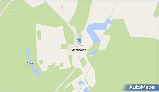 Machowica, Machowica, mapa Machowica