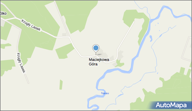 Maciejkowa Góra, Maciejkowa Góra, mapa Maciejkowa Góra