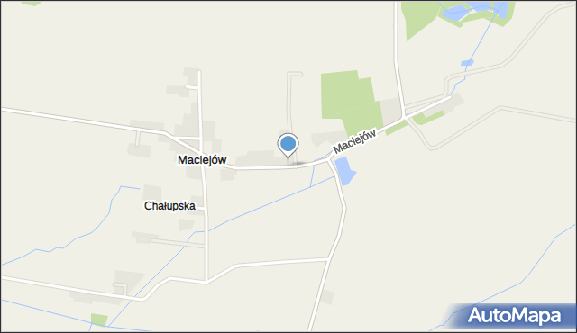 Maciejów gmina Kluczbork, Maciejów, mapa Maciejów gmina Kluczbork